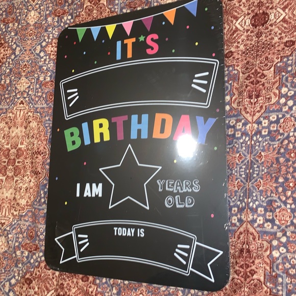 Reusable birthday sign! Brand new! - Picture 3 of 3